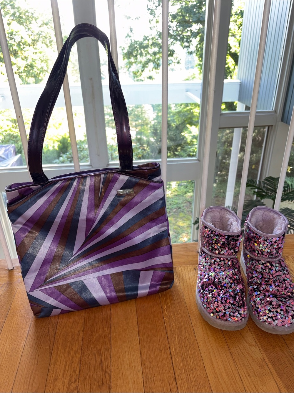 Emilio Pucci Purple Tote
